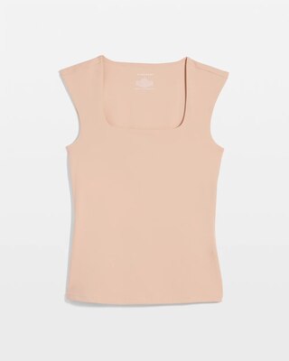 WHBM FORME™ All Ways Stretch Square Neck Top click to view larger image.