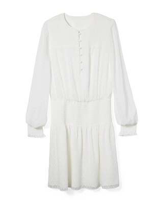 Smocked Blouson Dress