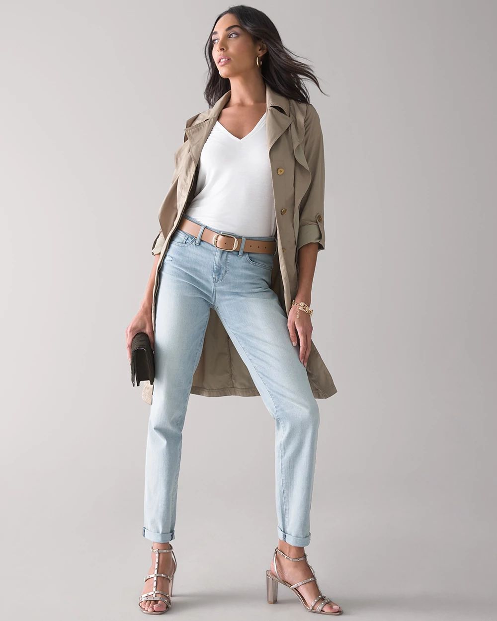Mid-Rise Everyday Soft Denim™ Girlfriend Jeans