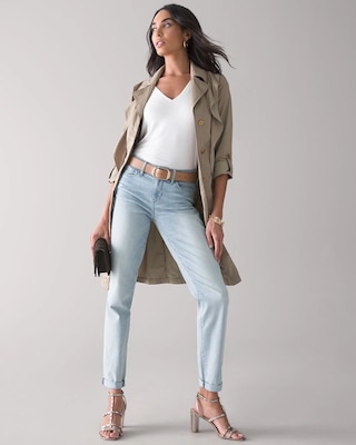 Mid-Rise Everyday Soft Denim™ Girlfriend Jeans