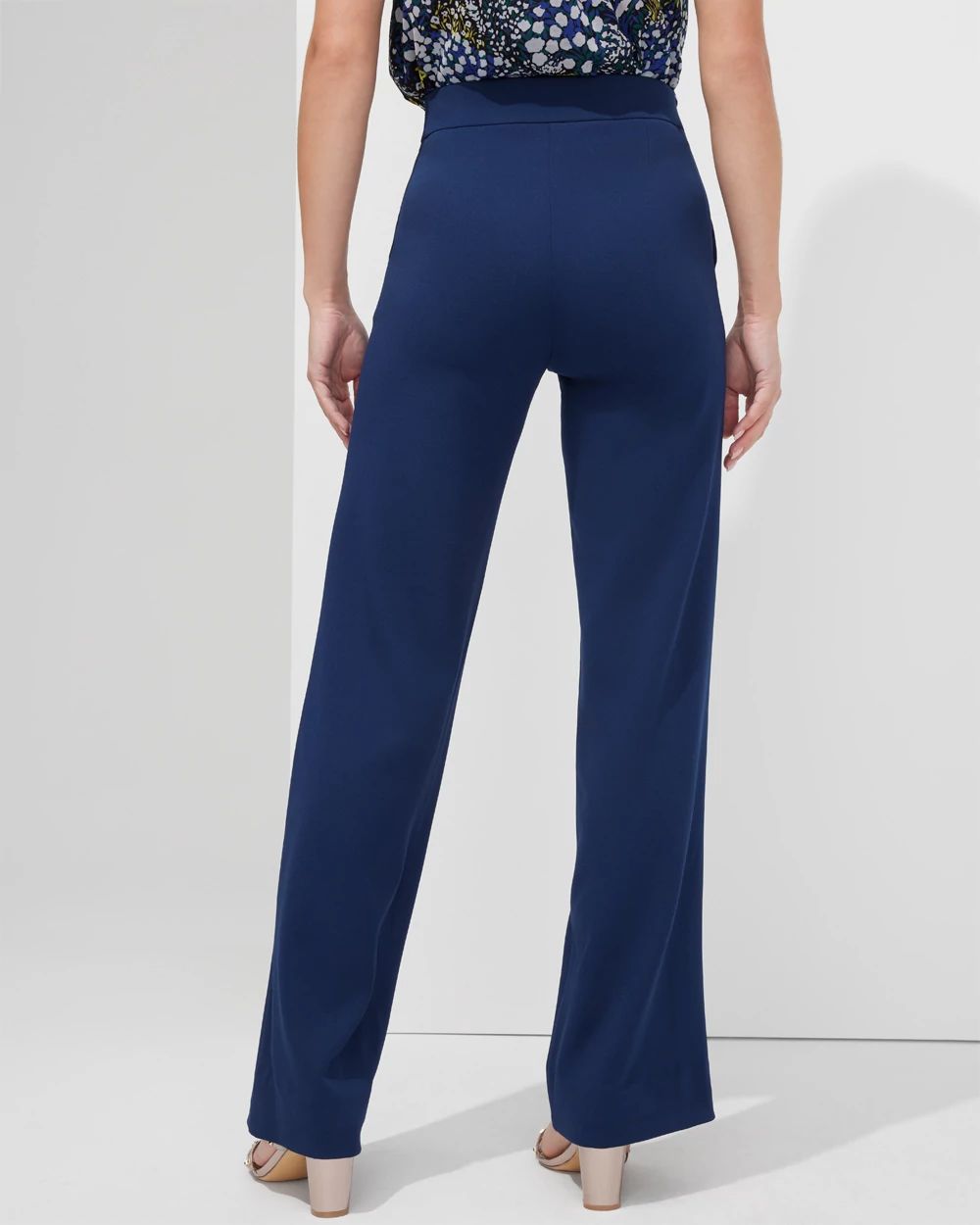 Outlet WHBM Pull-On Wide-Leg Pants click to view larger image.