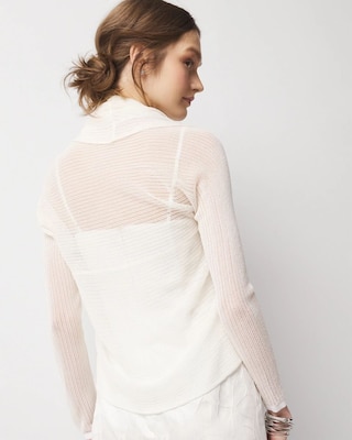 Ribbed Sweater Shrug click to view larger image.