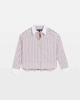 Petite Pocket Poplin Shirt click to view larger image.