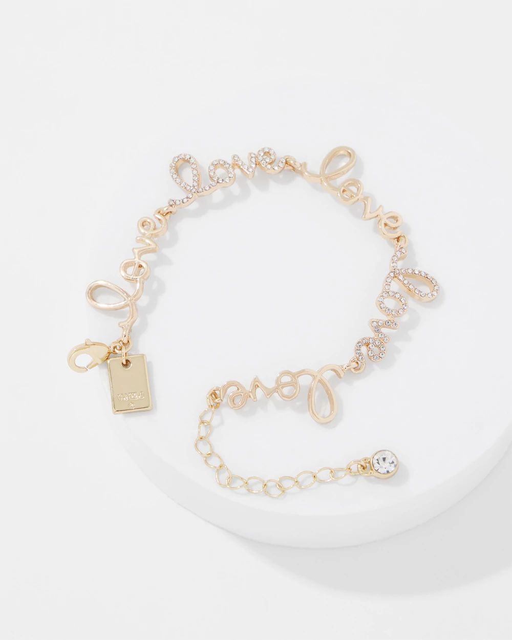 Love Letter Chain Bracelet click to view larger image.