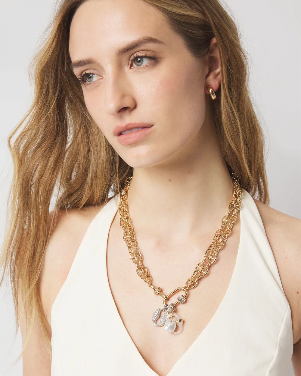 Convertible Mariner Links Charm Necklace