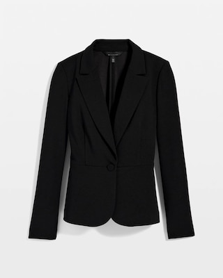 Knit Crepe Blazer click to view larger image.