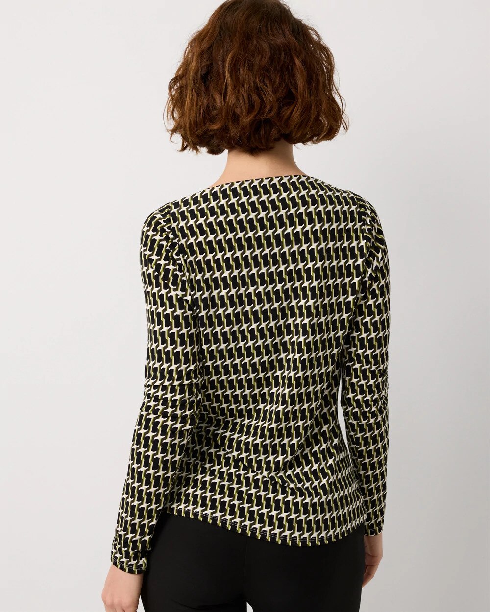 Cowl Neck Long Sleeve Top