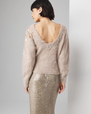 Sequin Embellished Sweater