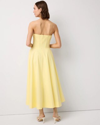 Strapless Corset Midi Dress click to view larger image.