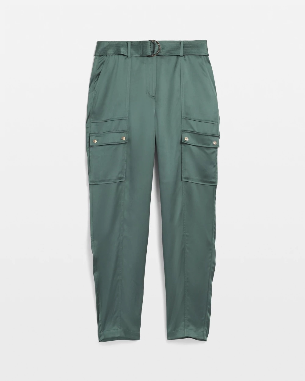 Belted Tapered Utility Trouser