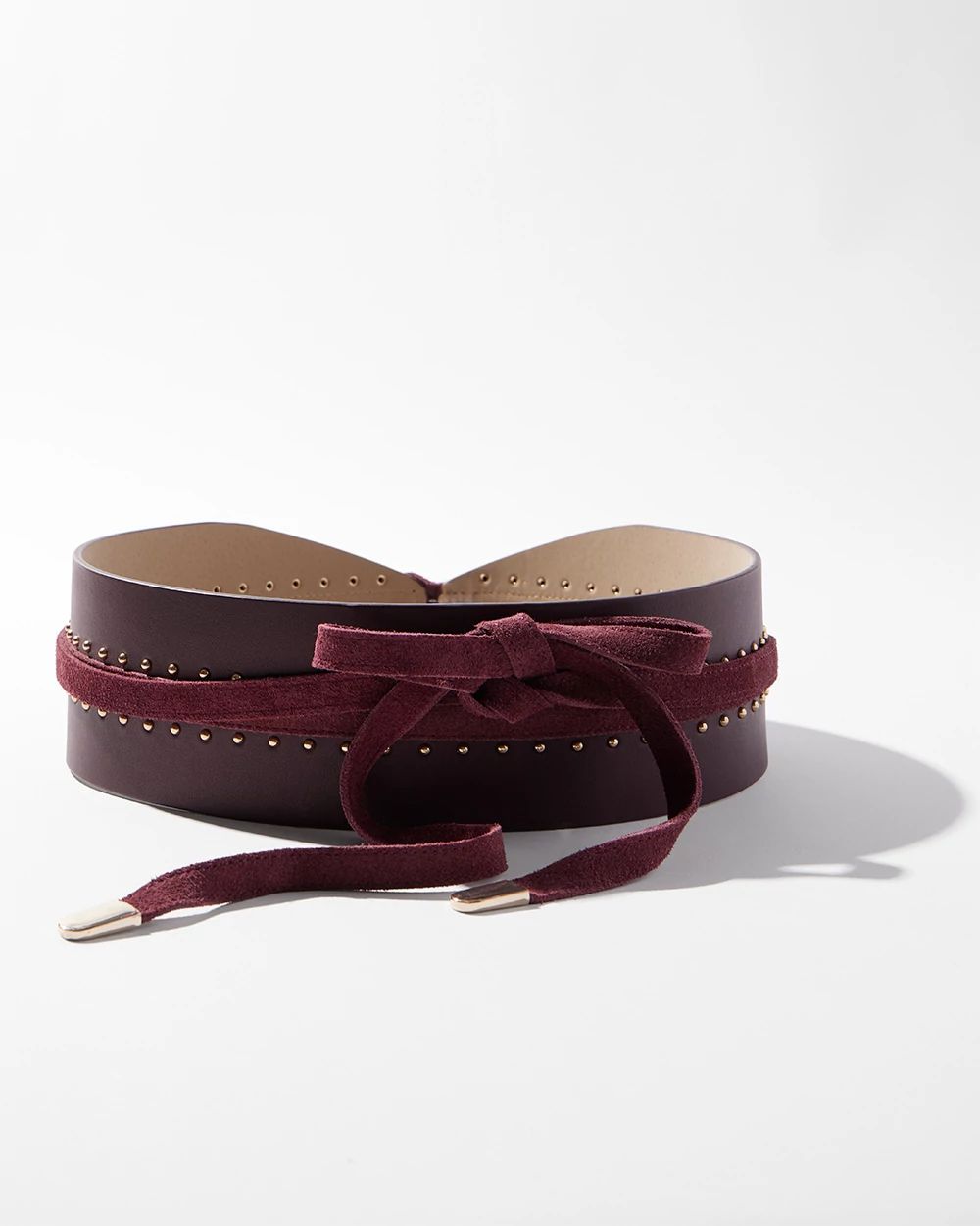 Leather obi shop belt