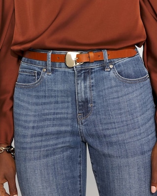 Gold Buckle Pant Belt