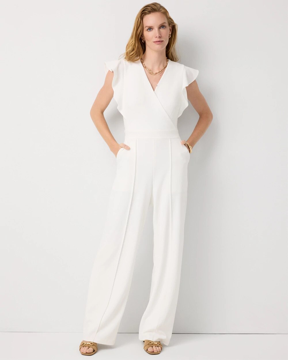Knit Crepe Jumpsuit - image 5