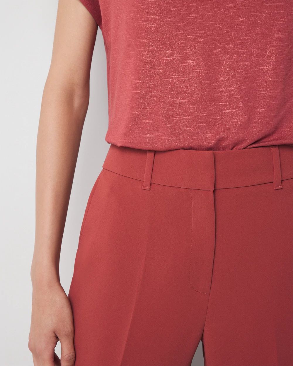 Petite High-Rise Flare Trouser
