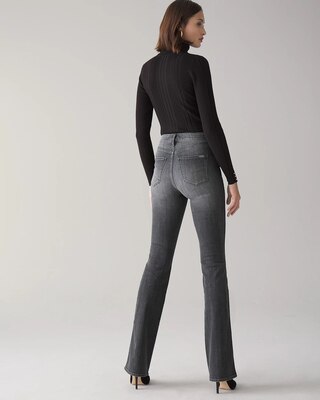 Curvy-Fit High-Rise Skinny Flare Jeans