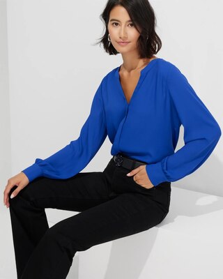 Outlet WHBM Soft Button-Down Shirt