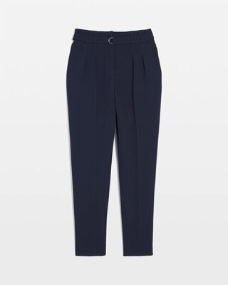 High-Rise Belted Tapered Ankle Pant click to view larger image.