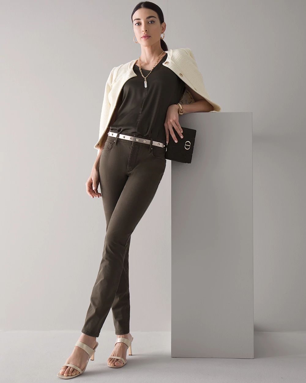 White house black market skinny ankle pants sale