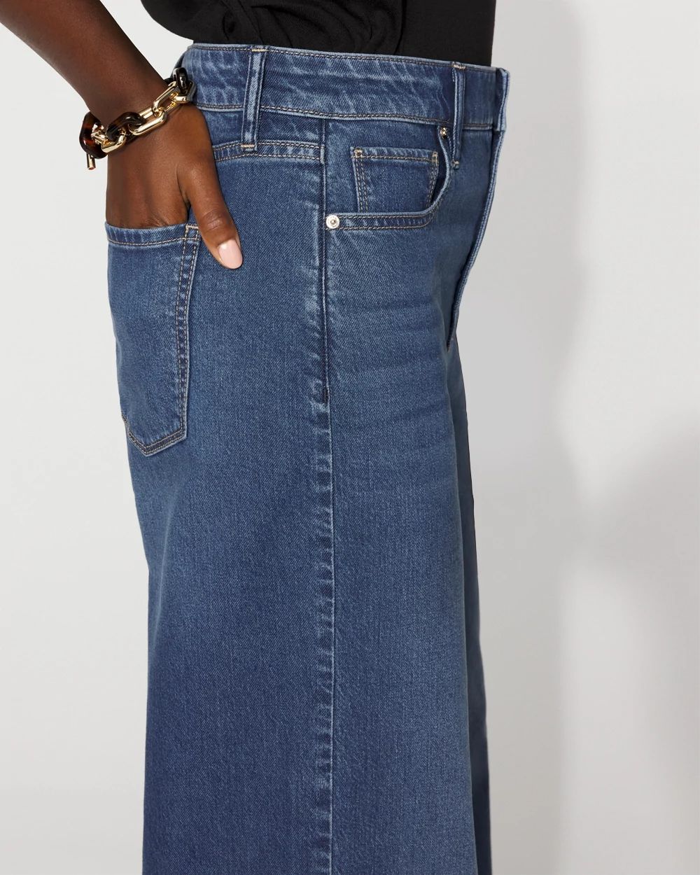 Petite Extra High-Rise Palazzo Jean