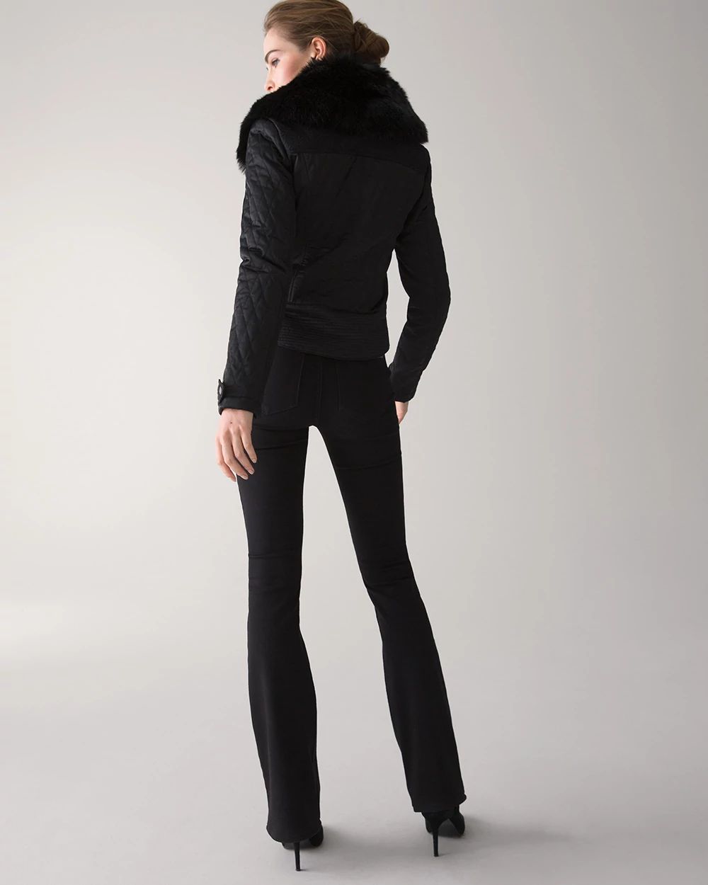 Faux Fur Collar Puffer