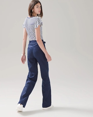 Linen Wide Leg Trousers click to view larger image.