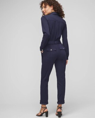Long Sleeve Utility Jumpsuit