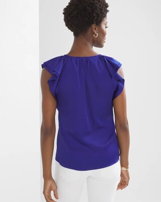 Flutter Sleeve Top