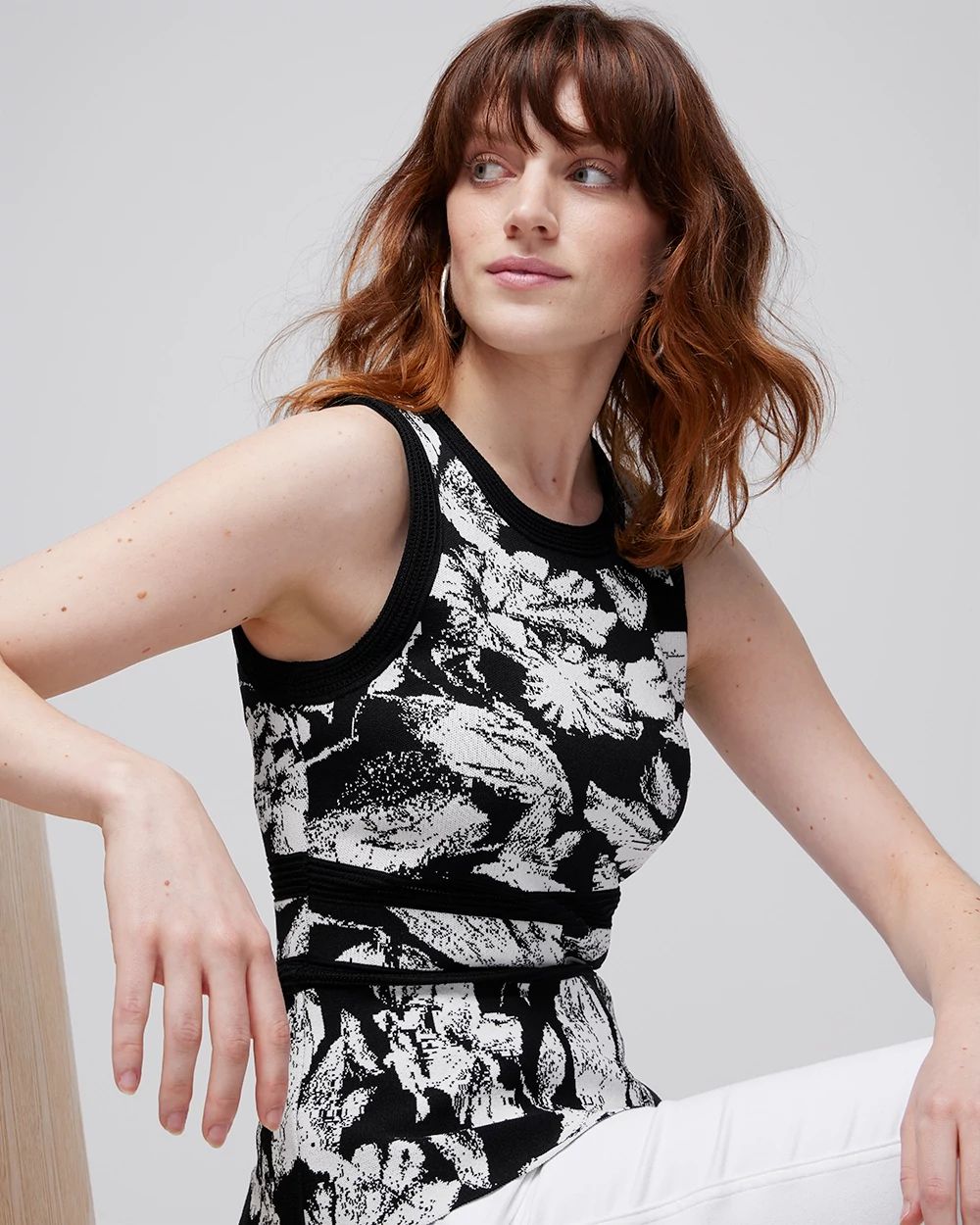 Jacquard Sweater Tank
