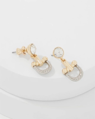 Horsebit Drop Earrings click to view larger image.