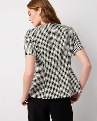 Houndstooth Tweed Jacket click to view larger image.