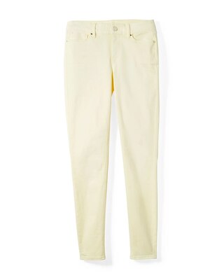 Mid-Rise Tinted Skinny Ankle Jeans
