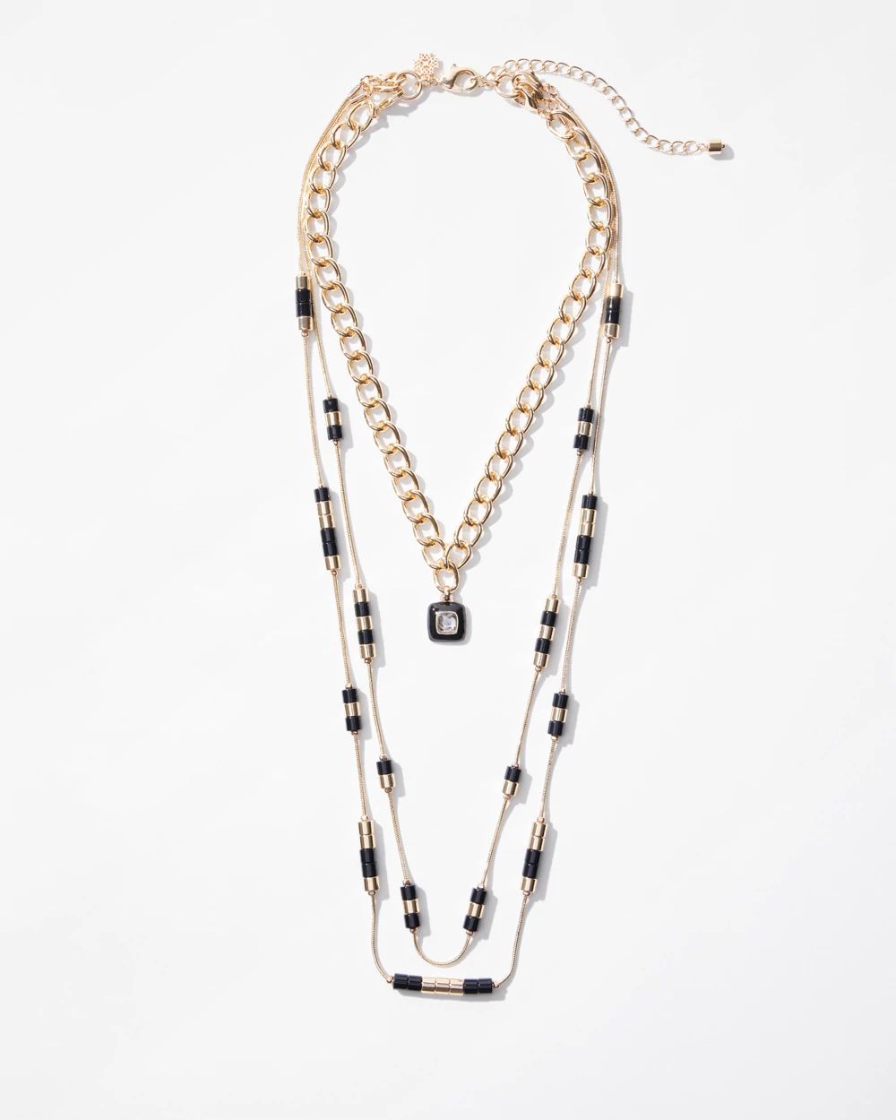 Convertible Enamel Pendant Necklace