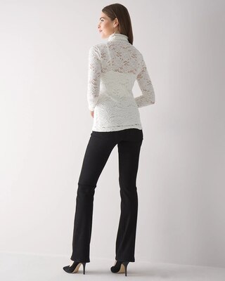 Lace Turtleneck