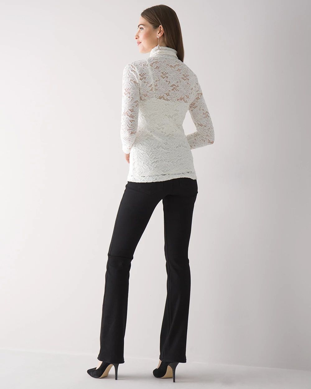 Lace Turtleneck