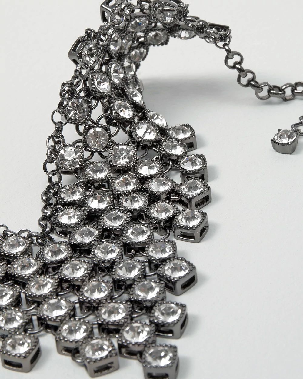 Hematite Waterfall Necklace