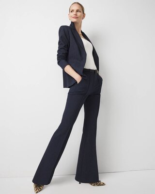 High Rise Denim-Look Piper Flare click to view larger image.