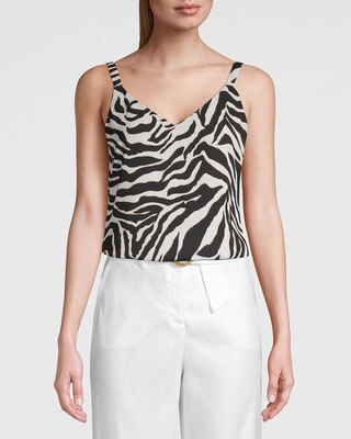 ULTIMATE REVERSIBLE ZEBRA/DOT CAMISOLE