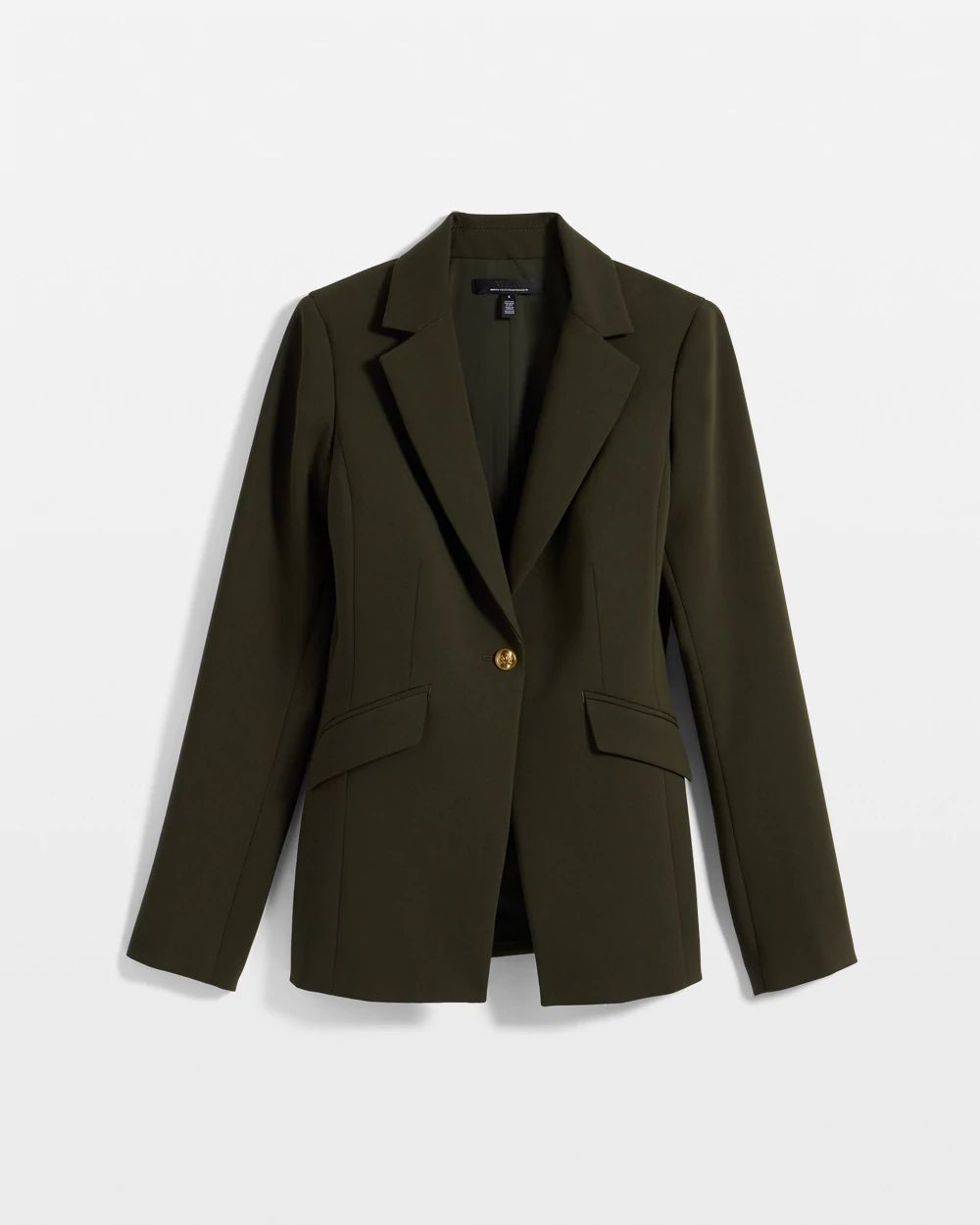 WHBM® Luxe Stretch One-Button Blazer click to view larger image.