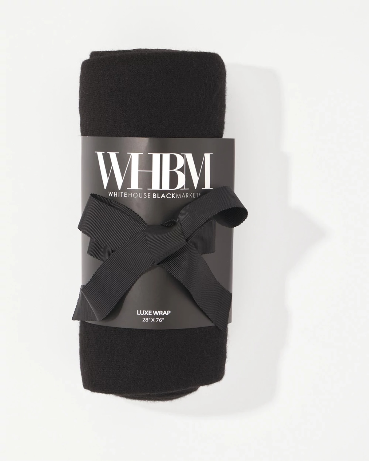 White House Black Market Luxe Wrap In Black