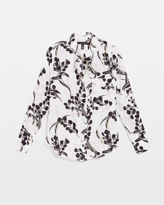 Long-Sleeve Printed Pocket Shirt click to view larger image.