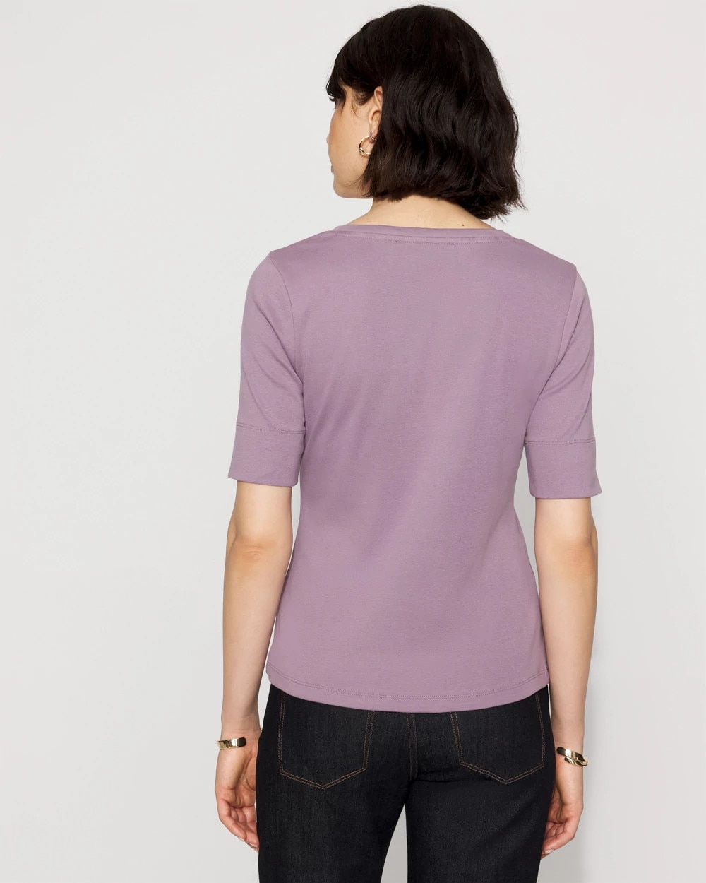 Elbow Sleeve Charm Tee