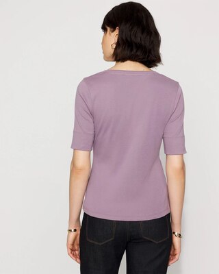 Elbow Sleeve Charm Tee click to view larger image.