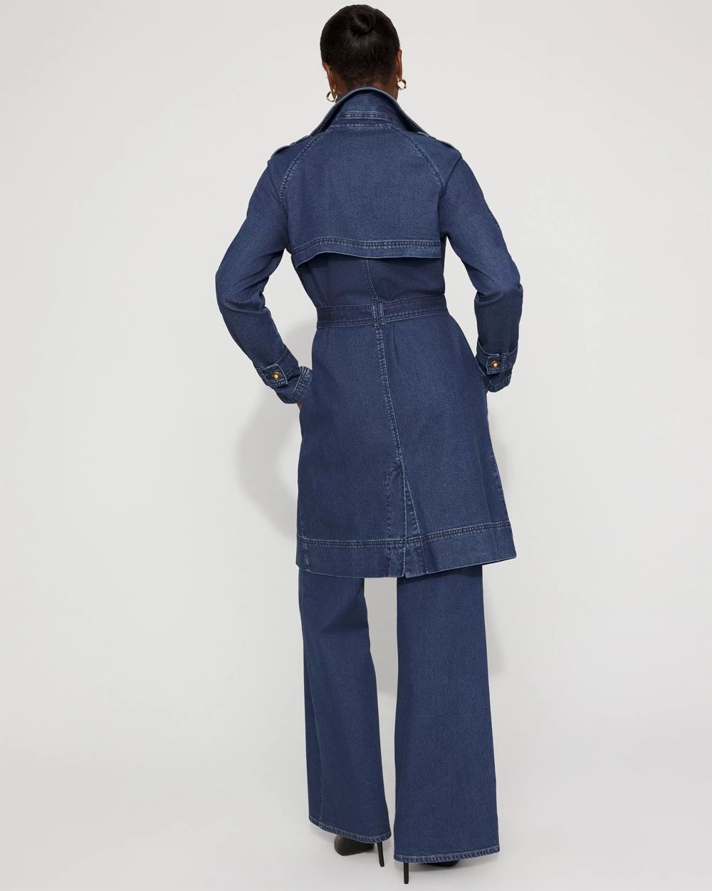 Denim Trench Coat