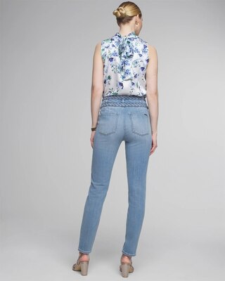 Extra High-Rise Everyday Soft Denim™ Braided Slim Ankle Jeans