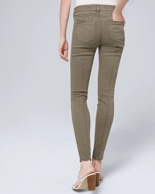 Mid-Rise Skinny Ankle Pants