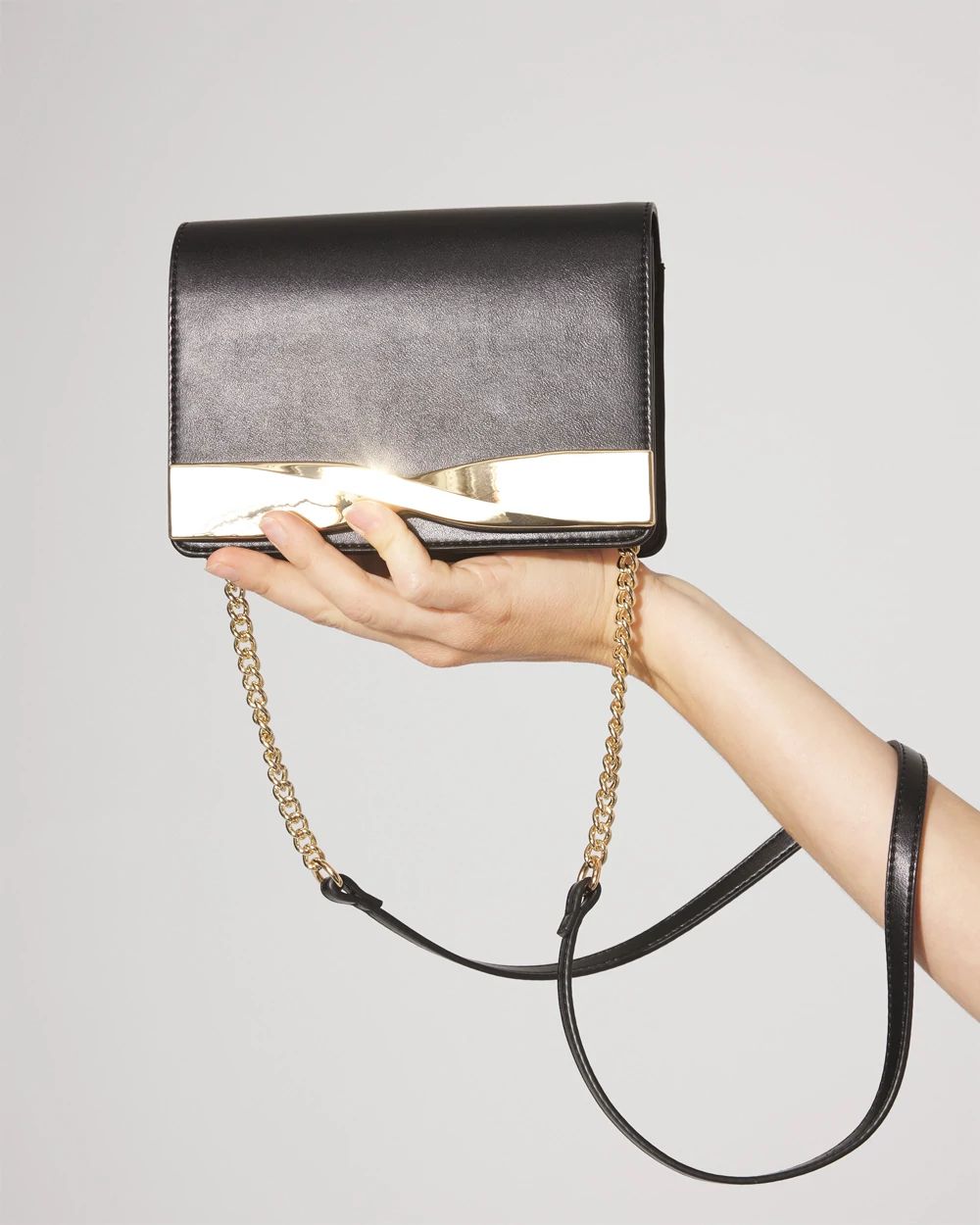 Gold Twist Clutch