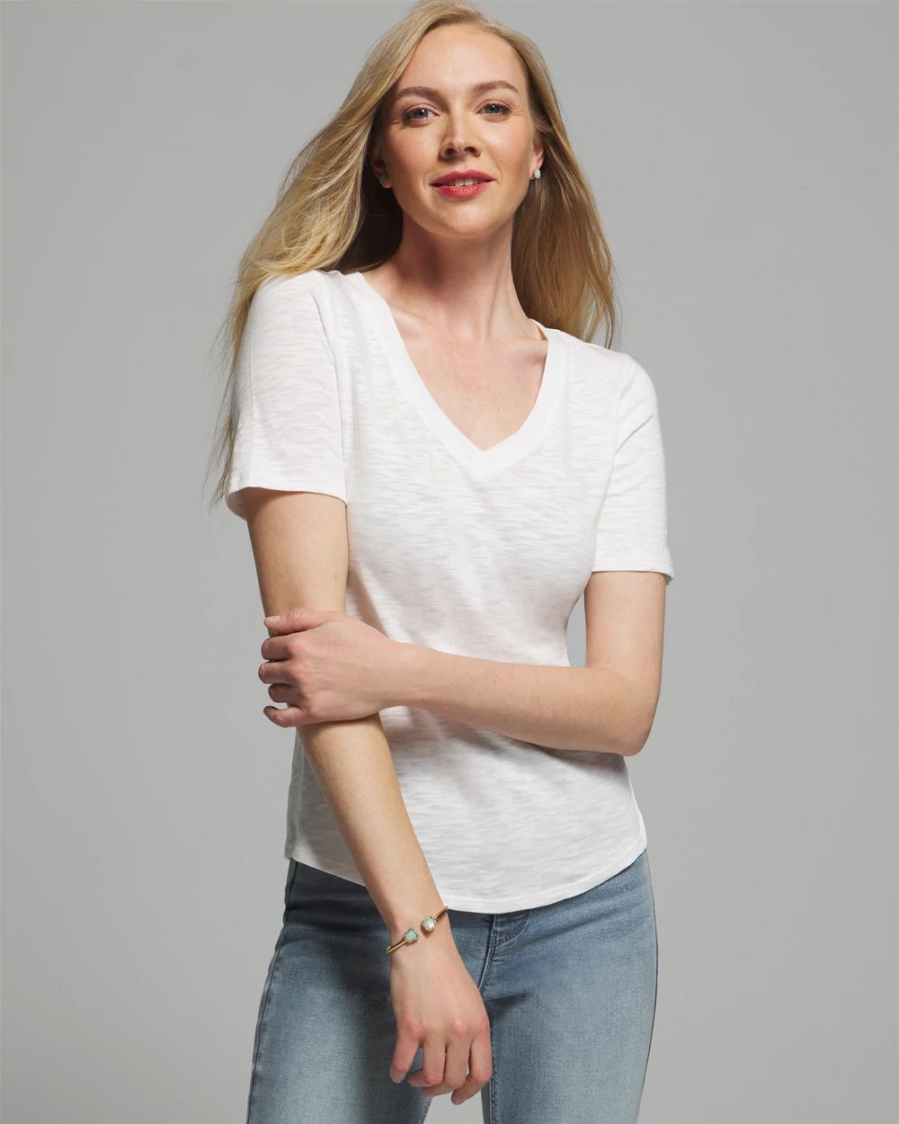 Outlet WHBM V-Neck Foundation Tee