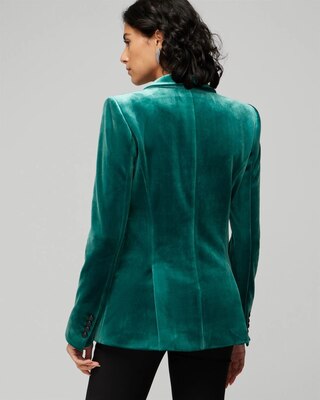 WHBM® Velvet Editor Blazer