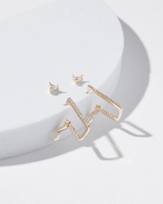 Gold 2-Pack Earring Set