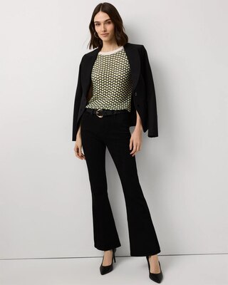 Petite High-Rise Flare Jean click to view larger image.